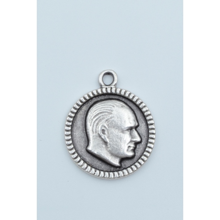 Atatürk Madalyon Kolye Ucu