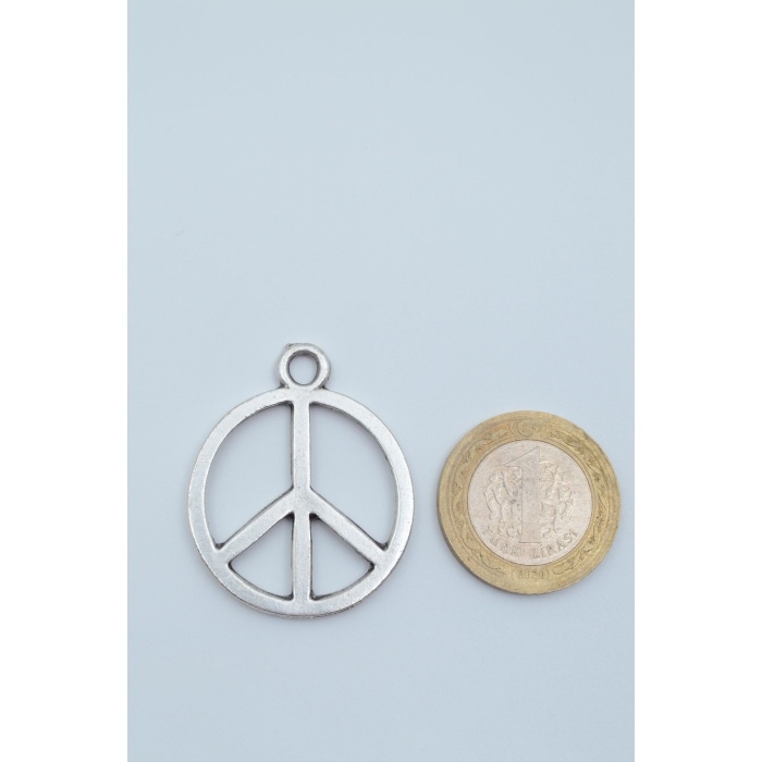 Peace Barış İşareti Kolye Ucu