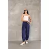 Osy Modal Yumuşak Dokulu Kumaş Şalvar Pantalon - Lacivert