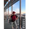 Bisiklet Yaka Yıkamalı Baskılı T-Shirt - Antrasit