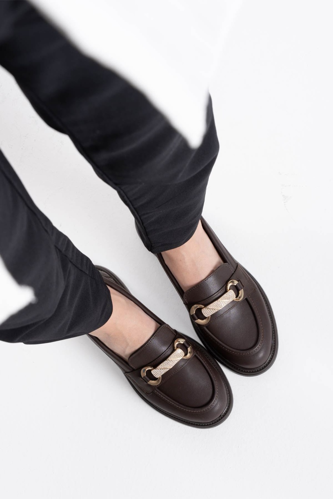Lance Kadın Acı Kahve Loafer