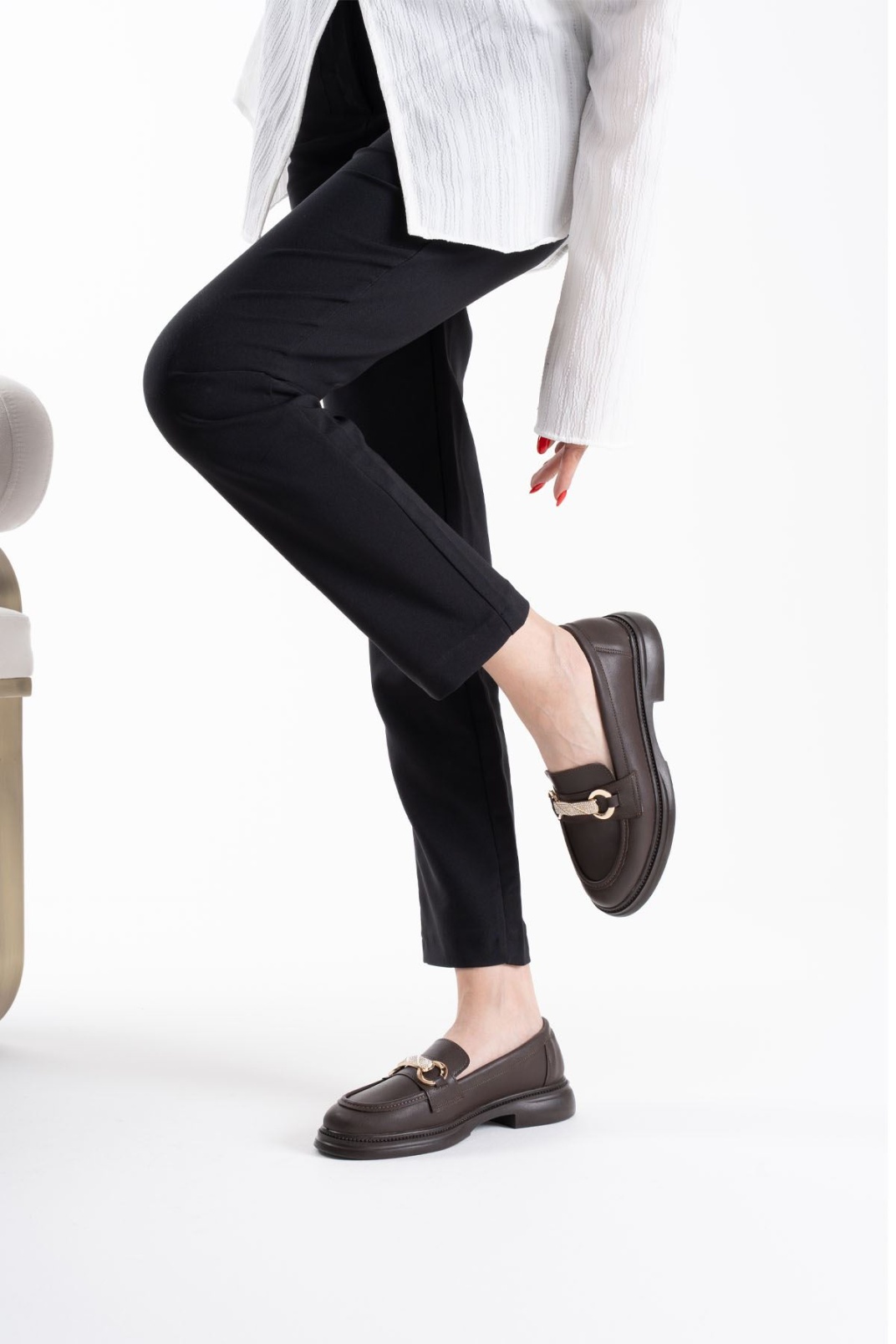 Lance Kadın Acı Kahve Loafer