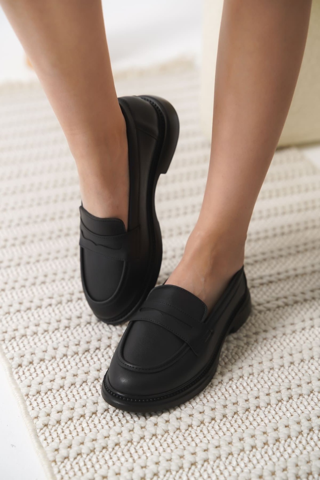 Sunny Kadın Siyah Loafer