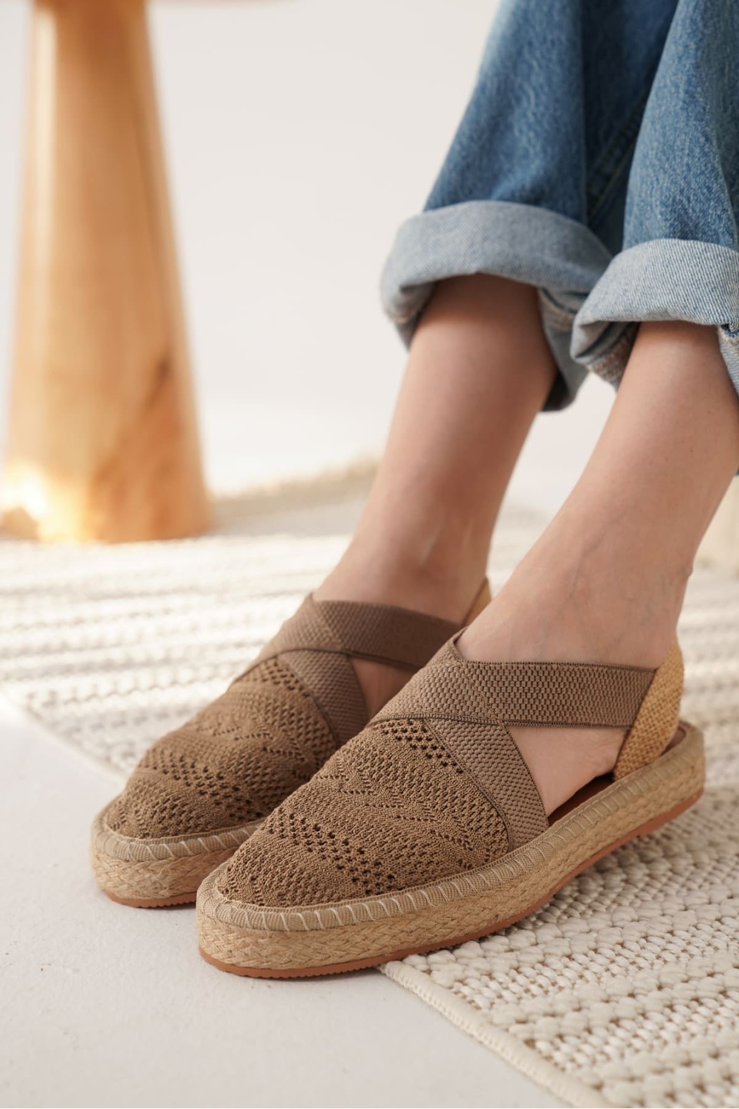 Rosa Kadın Vizon Espadril Ayakkabı