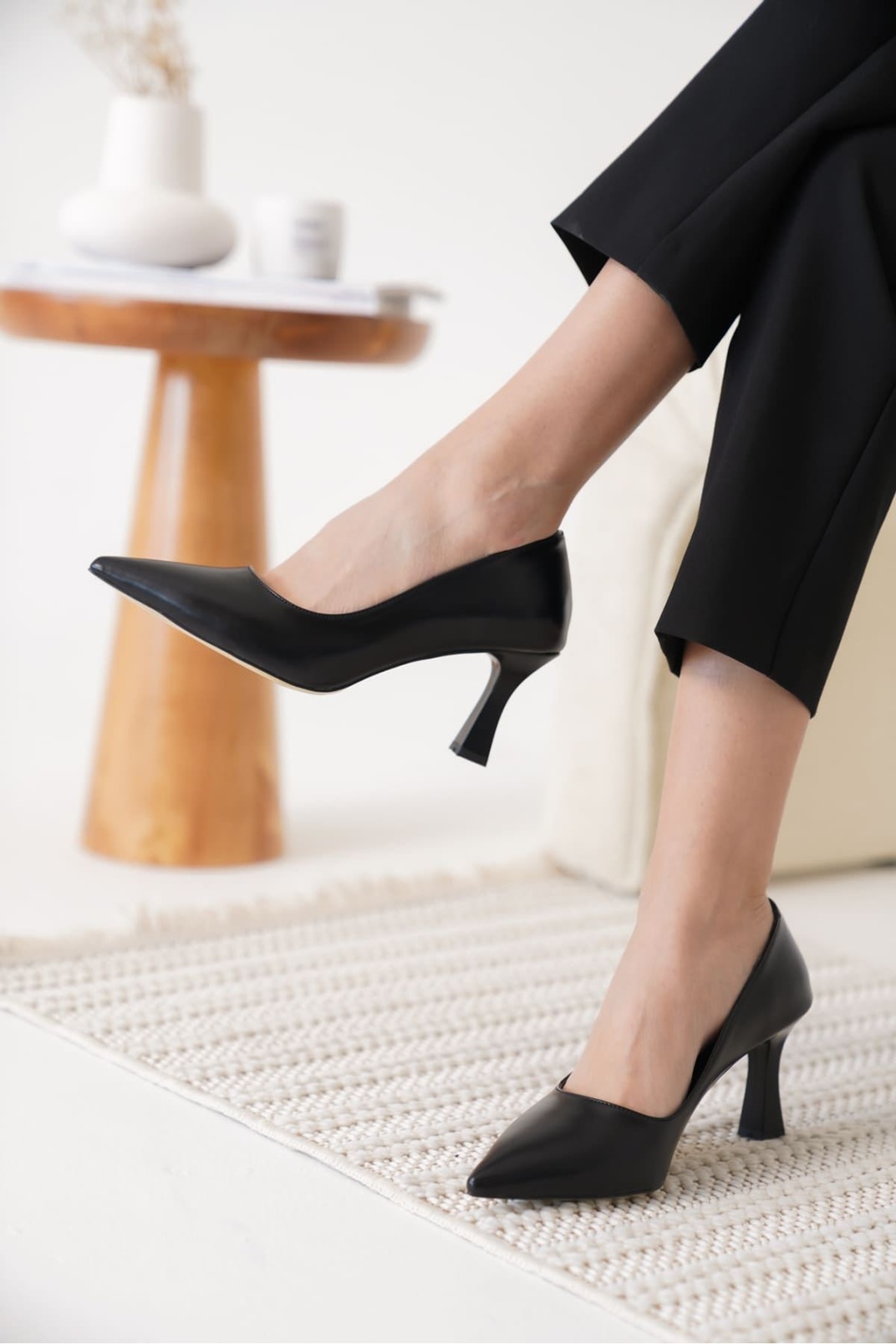 Alexandra Kadın Siyah Stiletto
