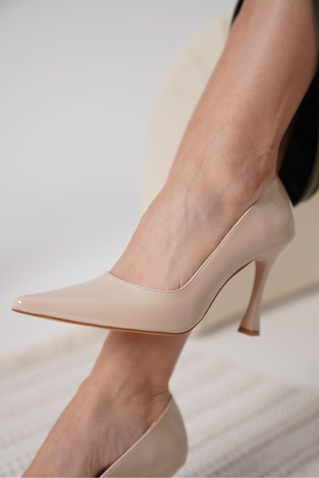 Blade Nude Rugan Kadın Stiletto