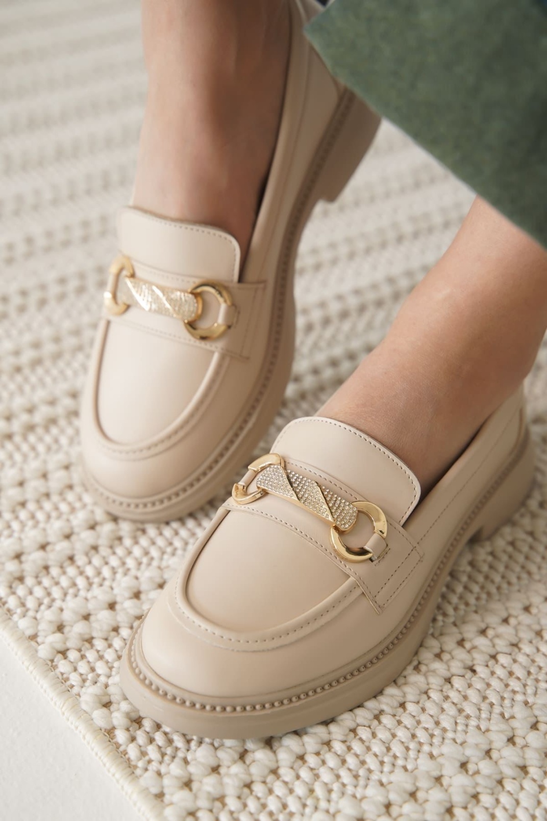 Lance Kadın Bej Loafer