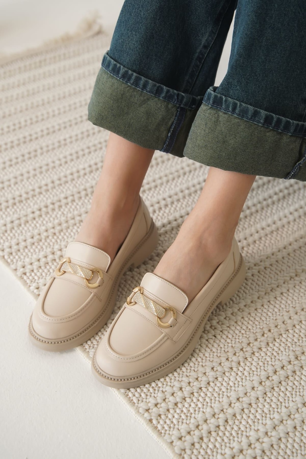 Lance Kadın Bej Loafer