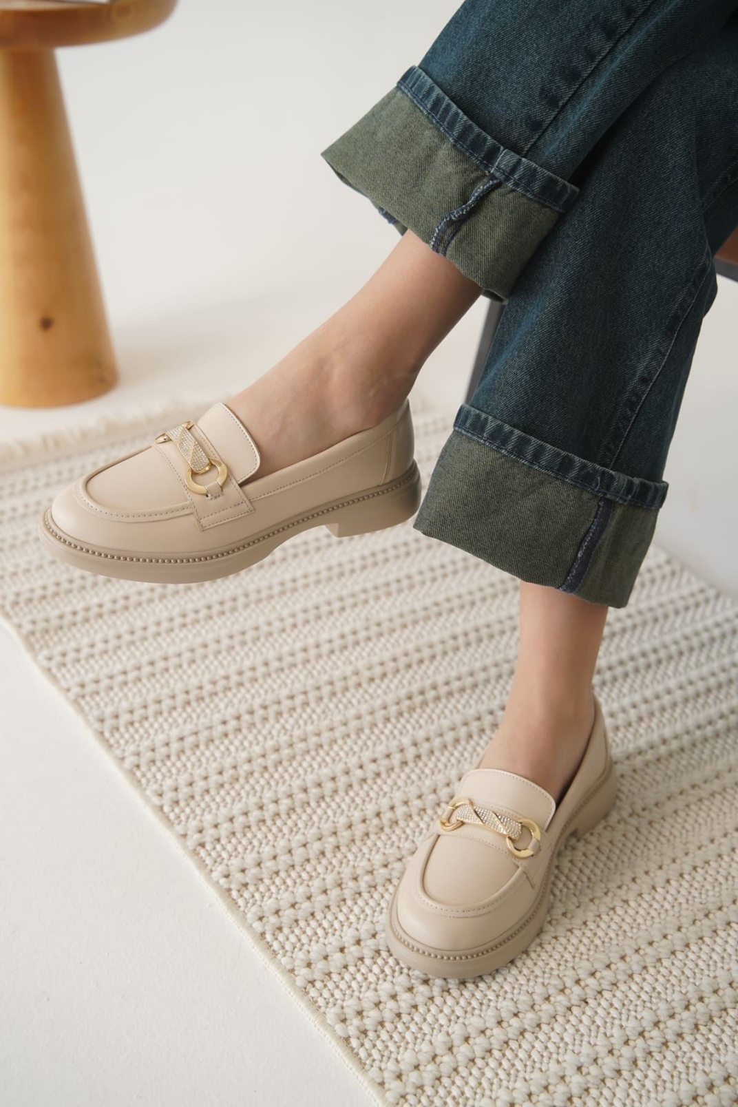 Lance Kadın Bej Loafer