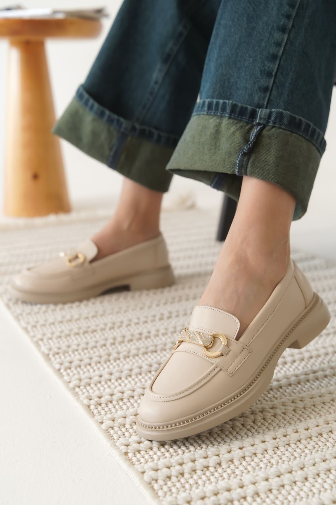 Lance Kadın Bej Loafer