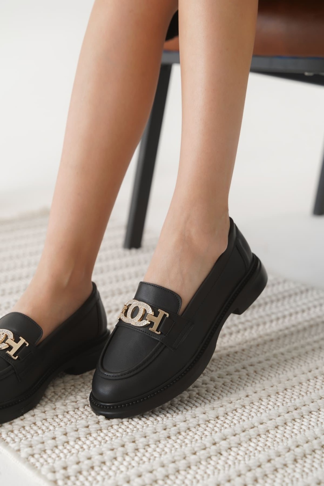Viola Kadın Siyah Loafer