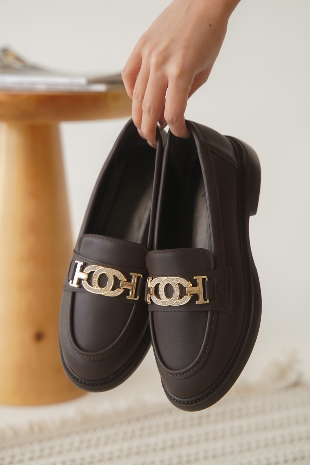 Viola Kadın Acı Kahve Loafer