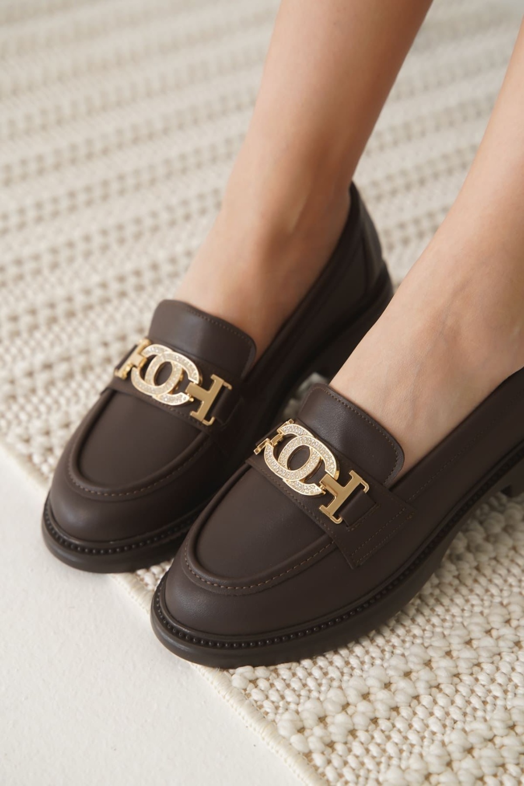 Viola Kadın Acı Kahve Loafer