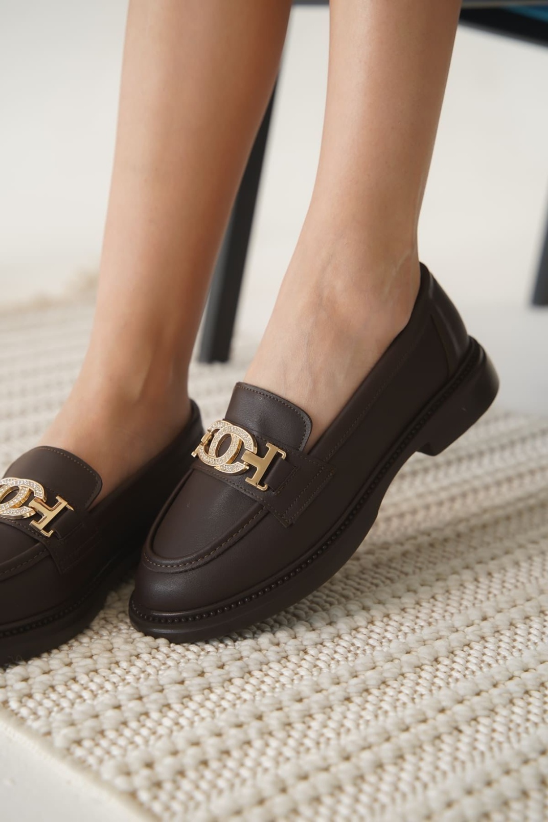 Viola Kadın Acı Kahve Loafer