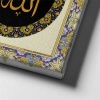 Allah - Muhammed - Besmeleli Dini Kanvas Tablo