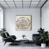 Ayet-el Kursi Dini Kanvas Tablo