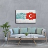 Bayrak Kanvas Tablo