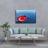 Damla Turk Bayragi Kanvas Tablo