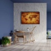 Eski Harita Canvas Tablo