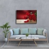 Kirmizi Gul Kanvas Tablo