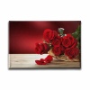 Kirmizi Gul Kanvas Tablo