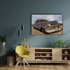 Klasik Araba Canvas Tablo