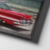 Klasik Kirmizi Araba Canvas Tablo