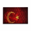 Ne Mutlu Turkum Diyene Turk Bayragi Kanvas Tablo