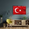Turk Bayragi Kanvas Tablo