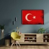 Turk Bayragi Kanvas Tablo
