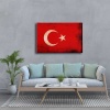 Turk Bayragi Kanvas Tablo
