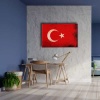 Turk Bayragi Kanvas Tablo