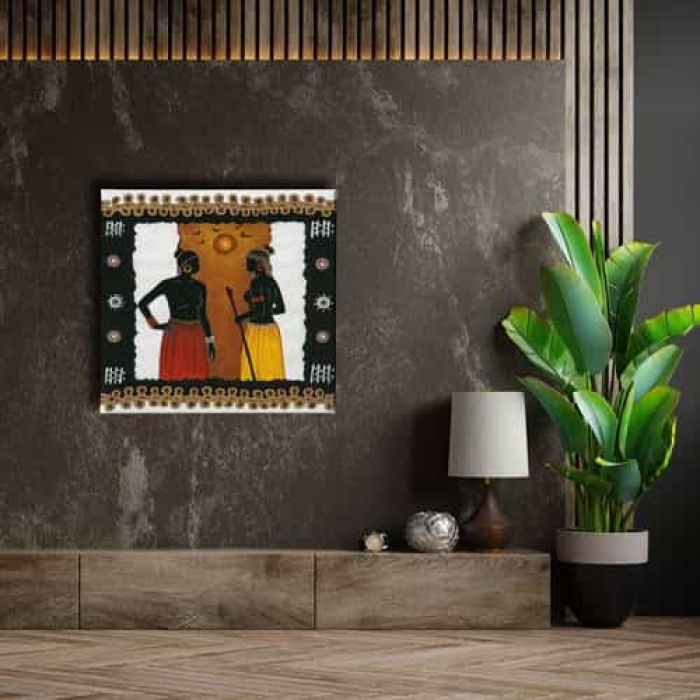 Afrikali Kadinlar  Canvas Tablo