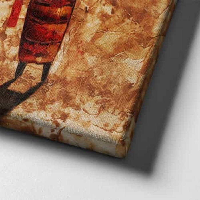 Afrikali Kadinlar  Canvas Tablo