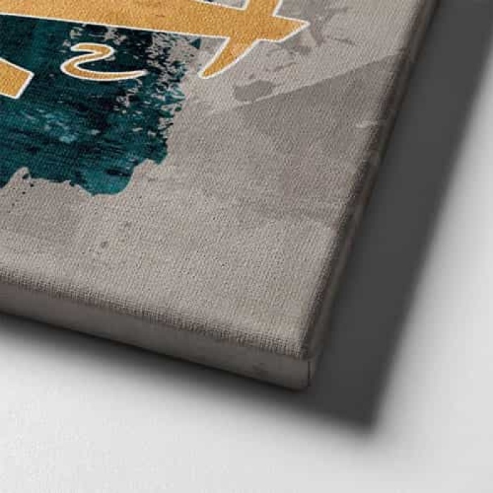 Allah C.c - Hz.muhammed S.a.v Dini Kanvas Tablo