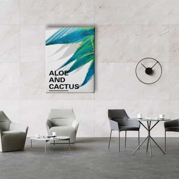 Aloe And Cactus Canvas Tablo