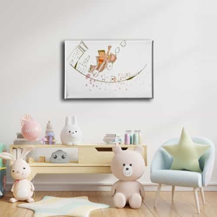 Arabali Cocuk Kanvas Tablo