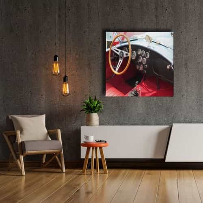 Arac Ici Canvas Tablo