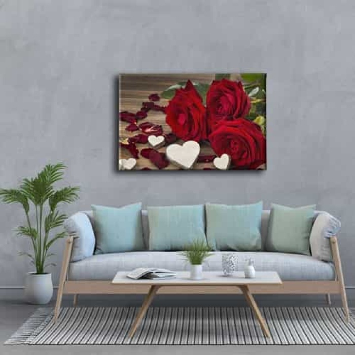 Ask - Guller Kanvas Tablo