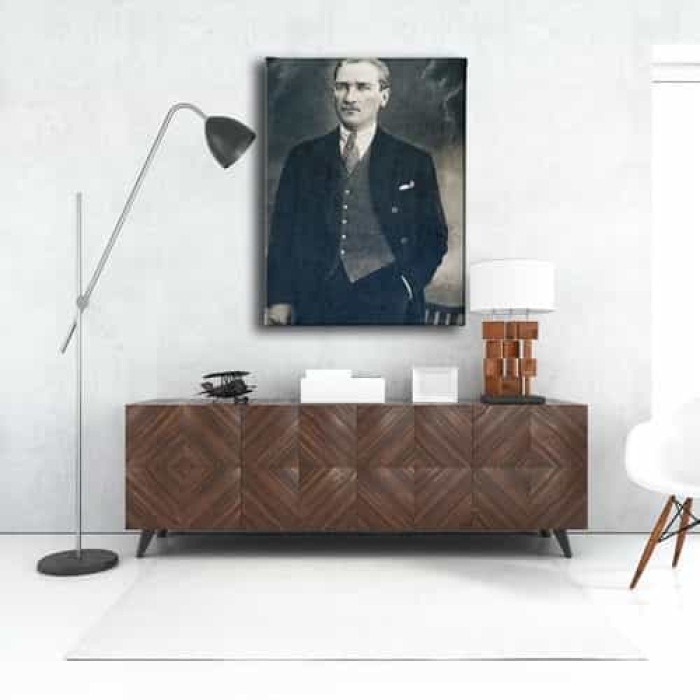 Ataturk Portresi Kanvas Tablo