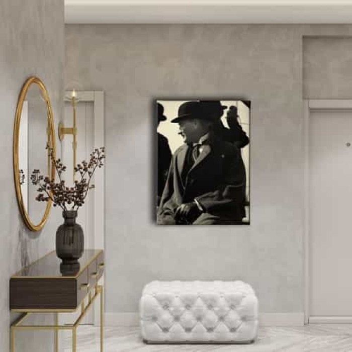 Ataturk Portresi Kanvas Tablo