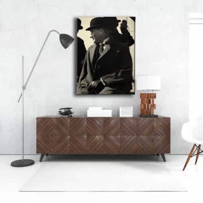 Ataturk Portresi Kanvas Tablo