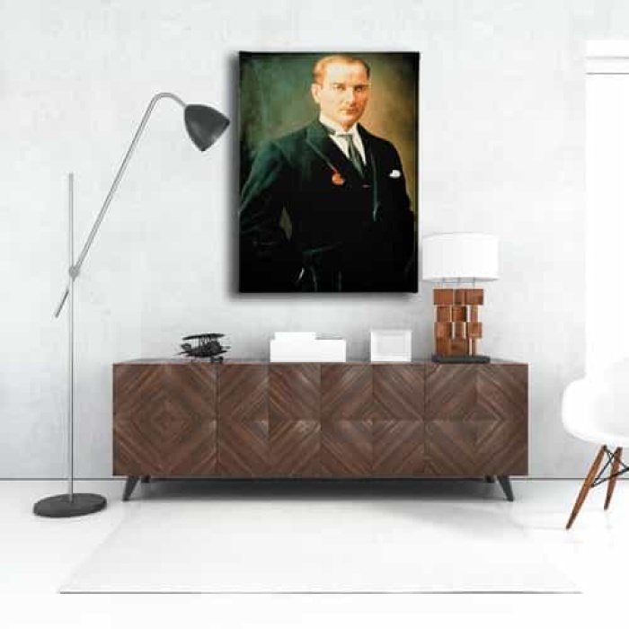 Ataturk Portresi Kanvas Tablo