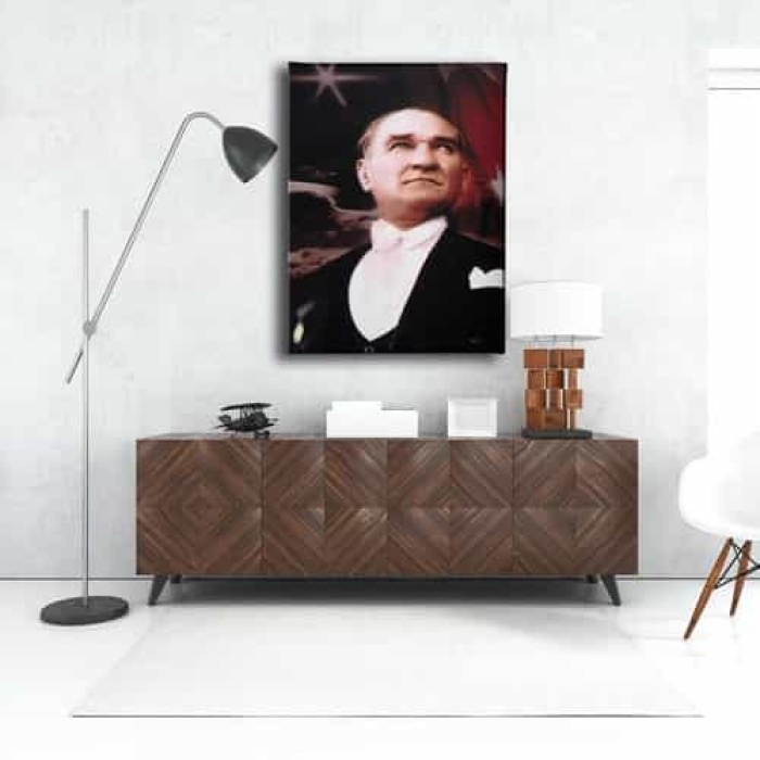 Ataturk Portresi Kanvas Tablo
