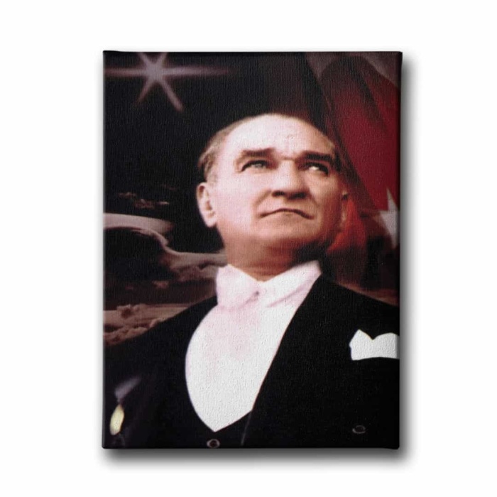 Ataturk Portresi Kanvas Tablo