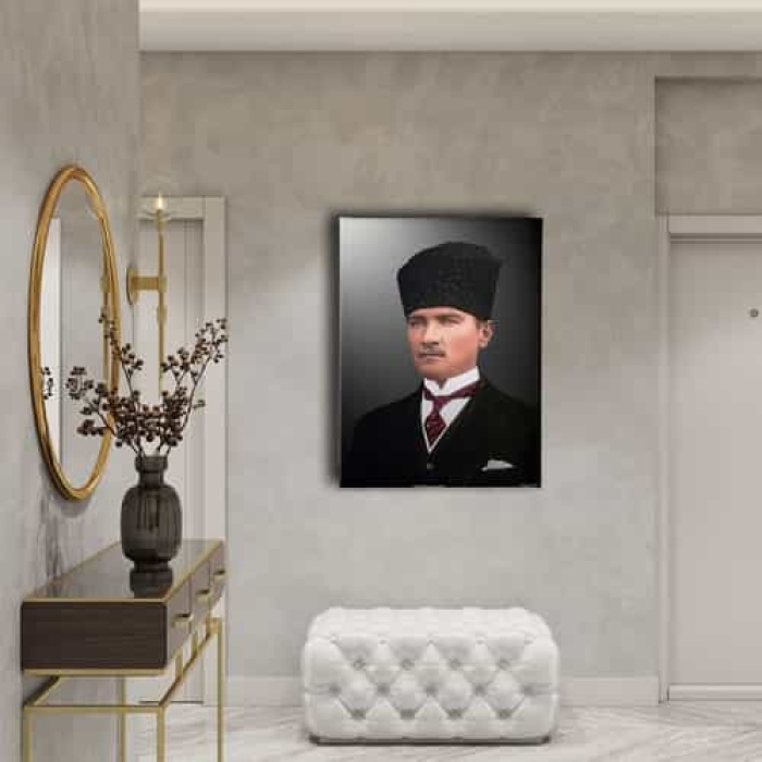 Ataturk Portresi Kanvas Tablo