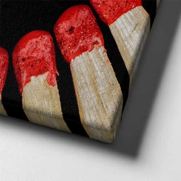 Ates Ve Kibrit  Canvas Tablo