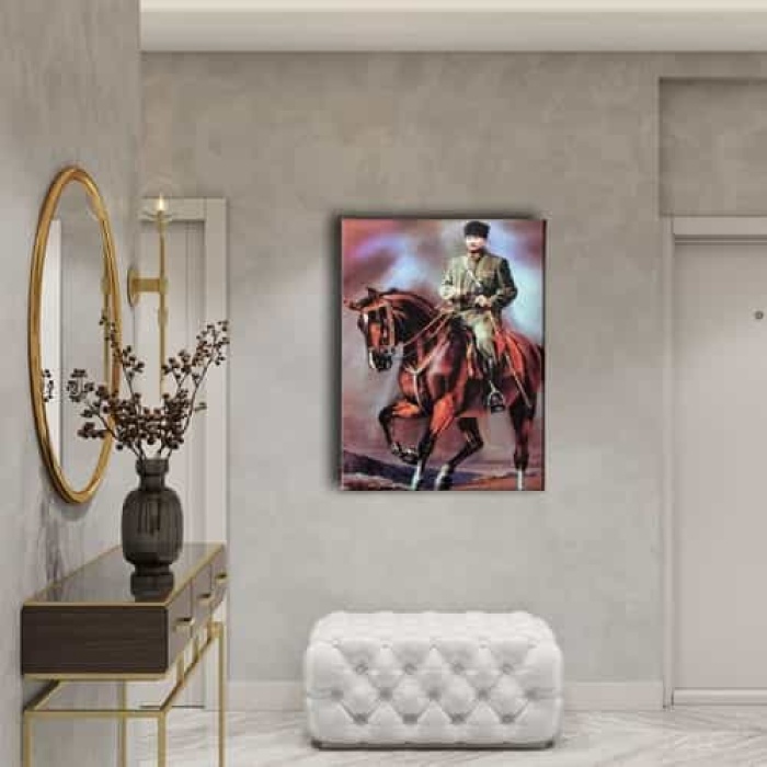 Atli Ataturk Kanvas Tablo