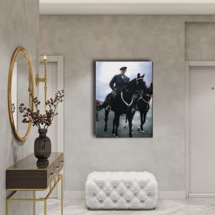 Atli Ataturk Kanvas Tablo