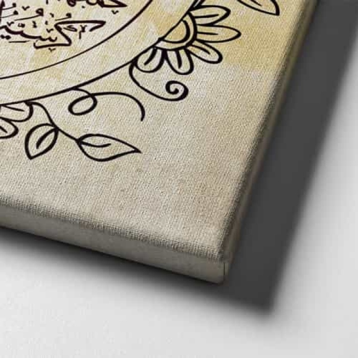 Ayet-el Kursi Dini Kanvas Tablo